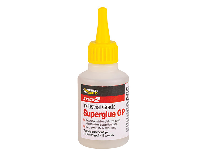 Everbuild Sika Industrial Superglue General Purpose 20g EVBCYN20