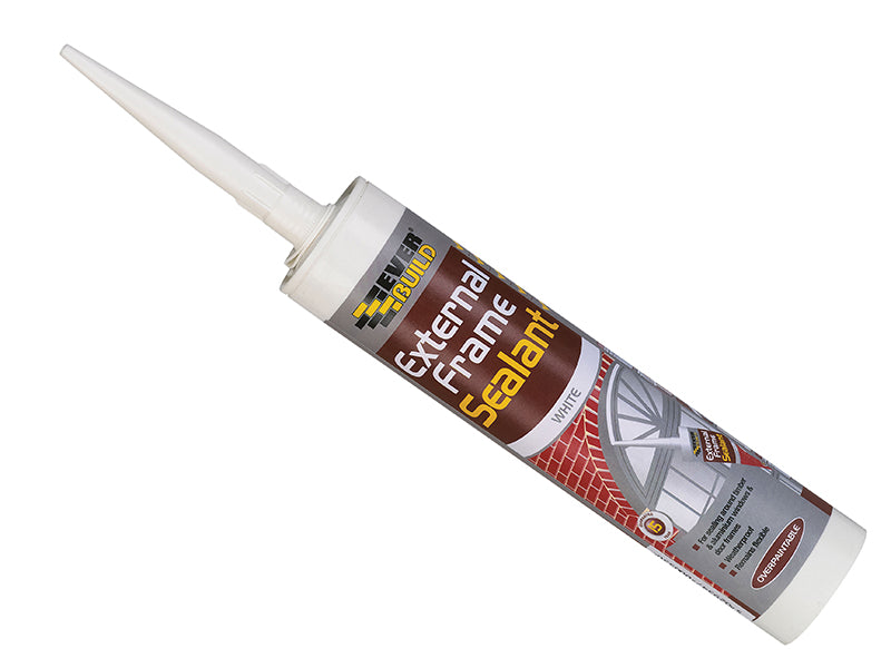 Everbuild Sika External Frame Acrylic Sealant Grey 290ml EVBEXTGR