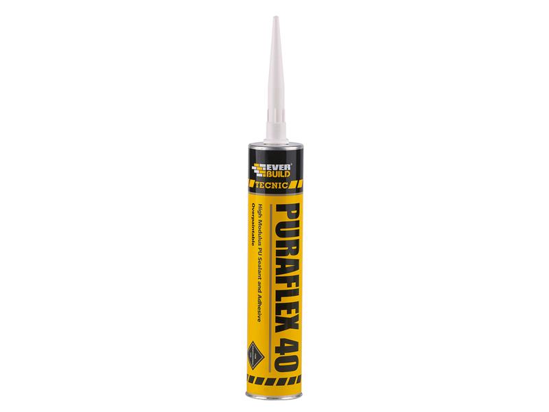 Everbuild Sika Tecnic Puraflex 40 Grey C3 EVBINDPU40GY