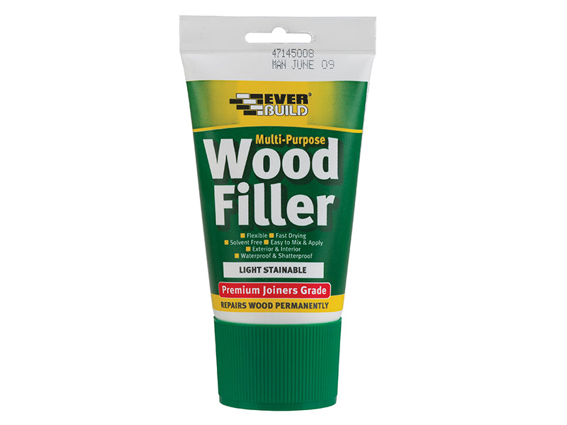 Everbuild Sika Multipurpose Premium Joiners Grade Wood Filler Light Stainable 100ml EVBMPWFL100