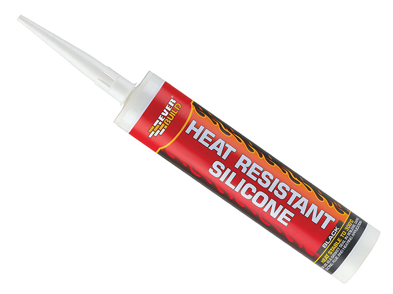 Everbuild Sika Heat Resistant Silicone C3 EVBPCHEATSIL