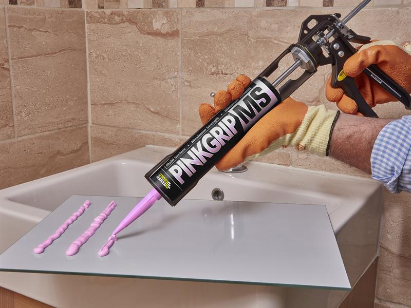 Everbuild Sika Pinkgrip MS 290ml EVBPINKGRPMS