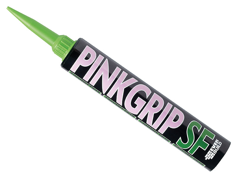Everbuild Sika Pinkgrip Solvent-Free Cartridge 380ml EVBPINKSF