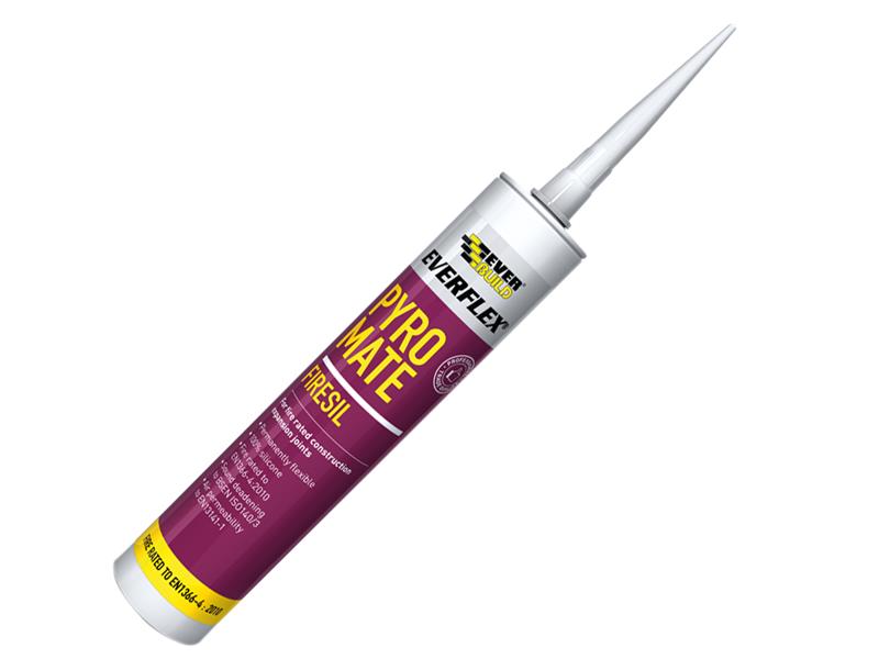 Everbuild Sika Pyro Mate Firesil White 295ml EVBPRYWE