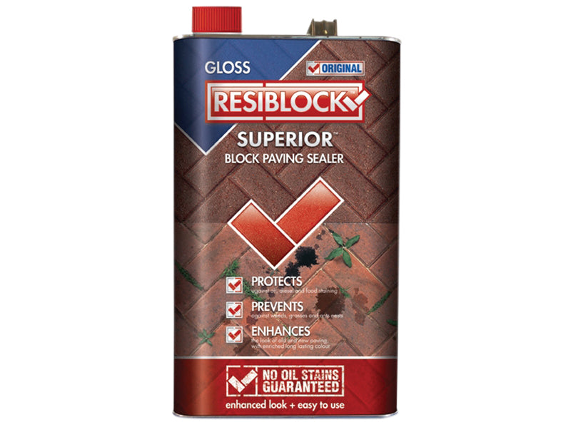 Everbuild Sika Resiblock Superior Original Natural 5 litre EVBRBON5L