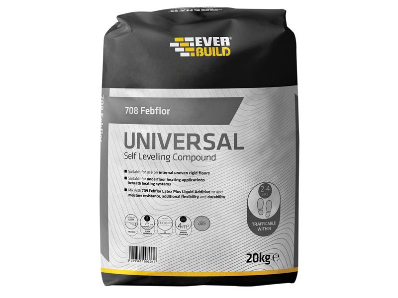 Everbuild Sika 708 Self Level Compound 20kg EVBSELF20