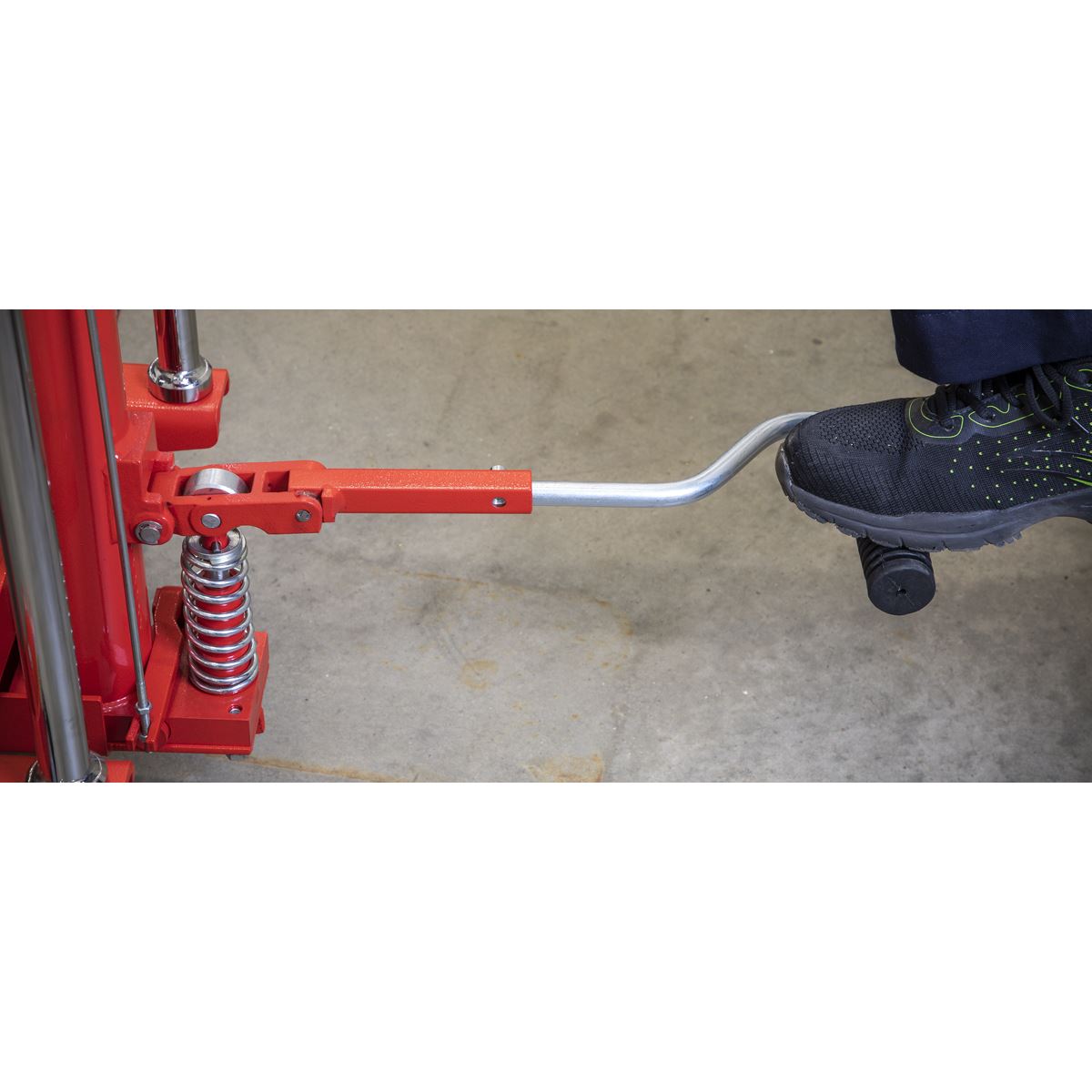 Sealey 1000kg Hydraulic Platform Truck High Lift Max Height 1750mm EVBT1000