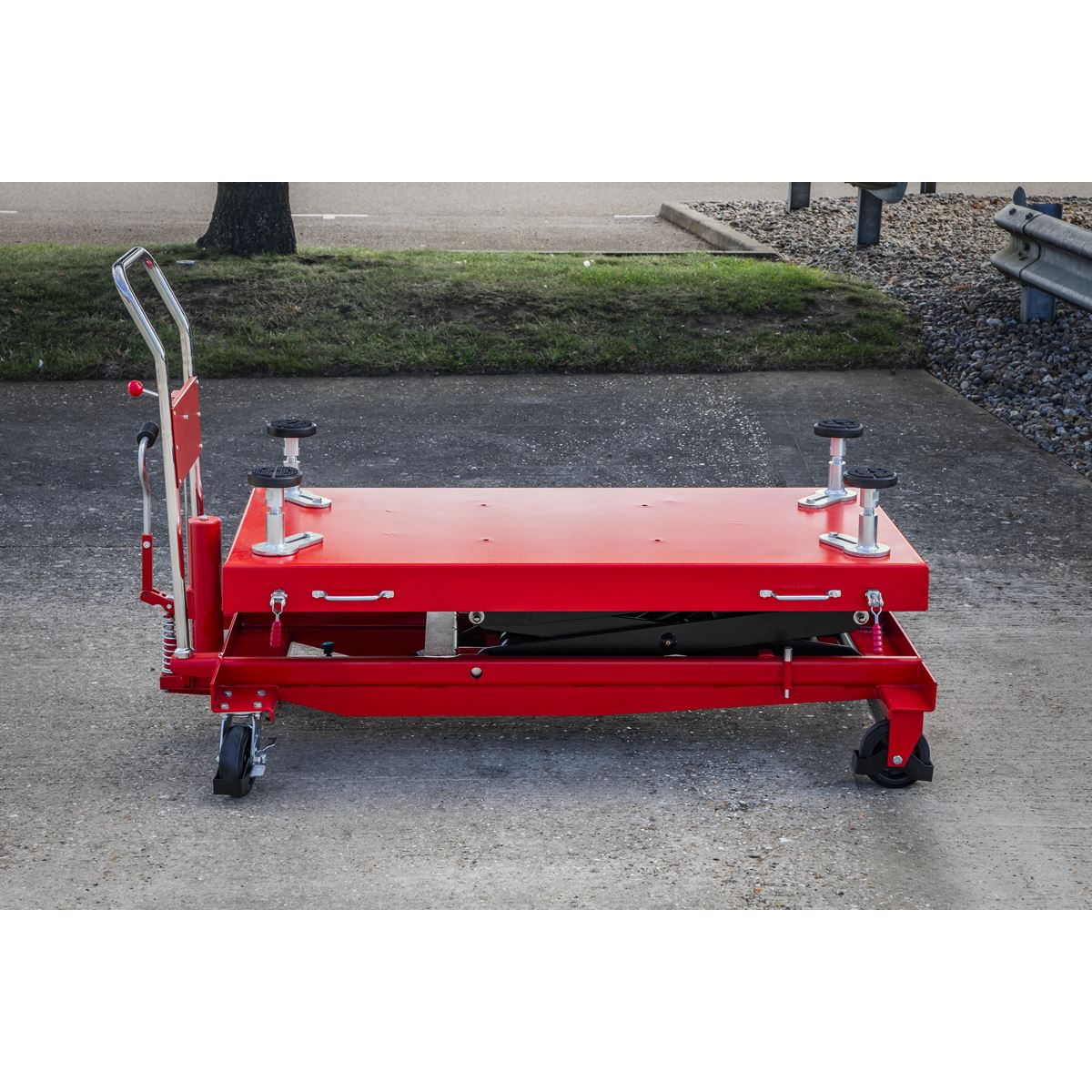 Sealey 1000kg Hydraulic Platform Truck High Lift Max Height 1750mm EVBT1000