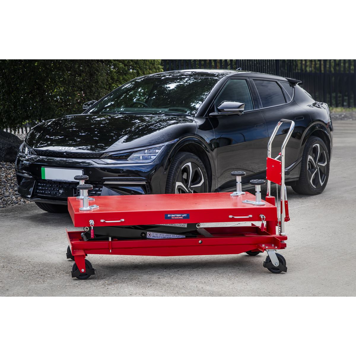 Sealey 1000kg Hydraulic Platform Truck High Lift Max Height 1750mm EVBT1000
