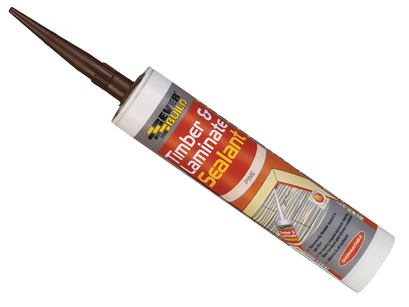 Everbuild Sika Timber & Laminate Sealant Pine 290ml EVBTIMBPINE