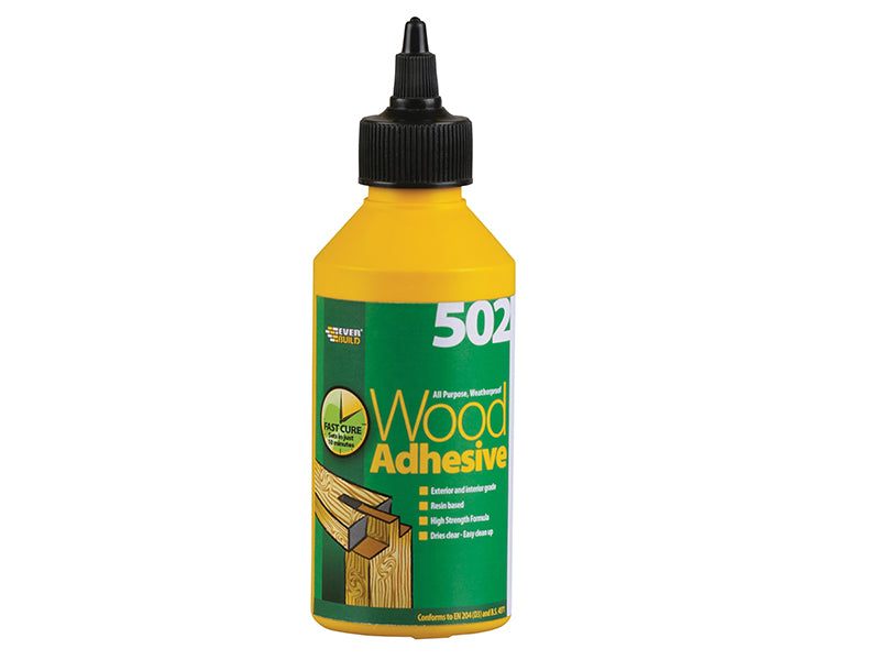 Everbuild Sika 502 All Purpose Weatherproof Wood Adhesive 250ml EVBWOODBO250
