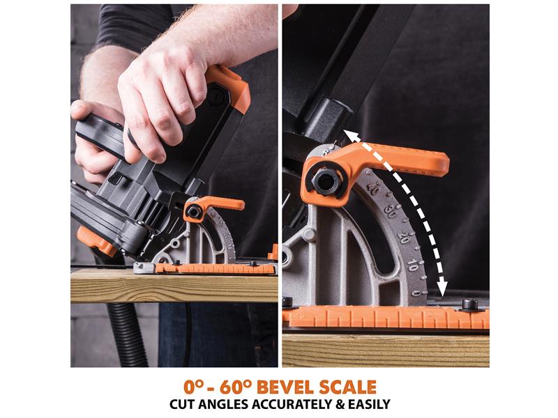 Evolution R185CCS Circular Saw 185mm 1600W 110V EVLR185CCSL