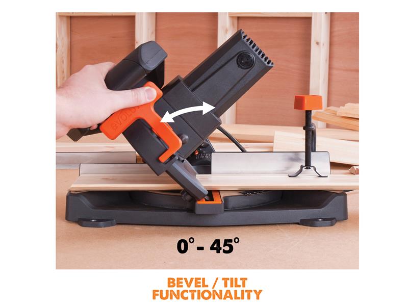 Evolution R210CMS Multi-Purpose Compound Mitre Saw 1200W 110V EVLR210CMSL