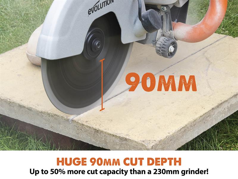 Evolution R230DCT 230mm Disc Cutter 1600W 110V EVLR230DCTNL