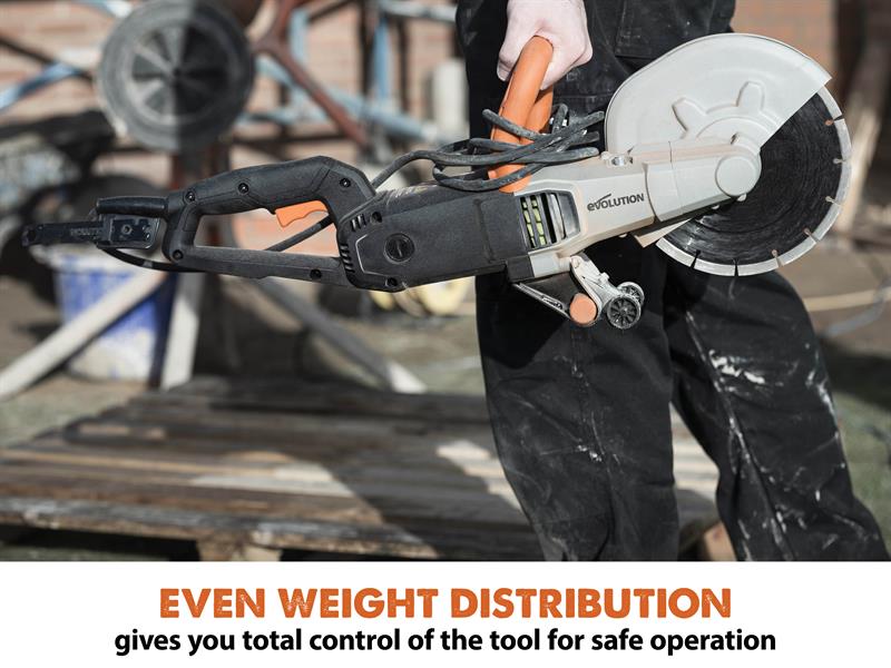 Evolution R230DCT 230mm Disc Cutter 2000W 240V EVLR230DCTN