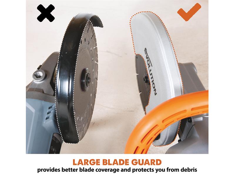 Evolution R230DCT 230mm Disc Cutter 1600W 110V EVLR230DCTNL