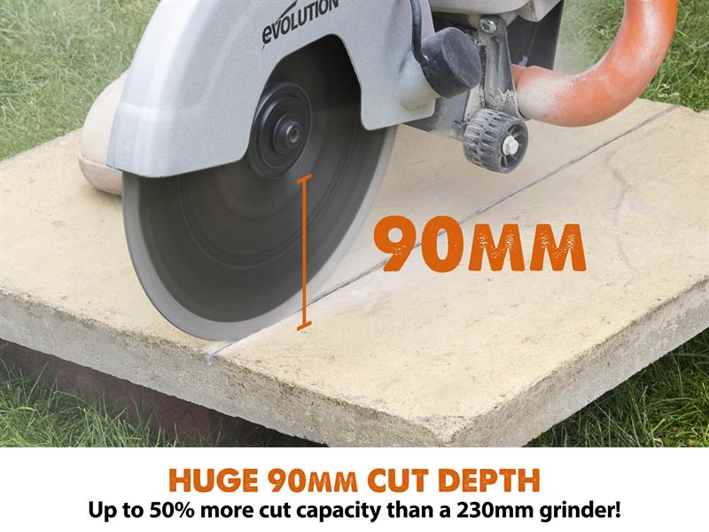 Evolution 230mm Disc Cutter & Blade 1600W 110V EVLR230DCTL