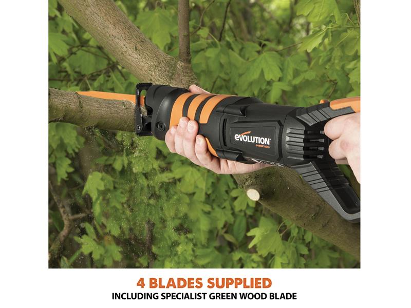 Evolution R230RCP Multi-Material Reciprocating Saw 850W 240V EVLR230RCP