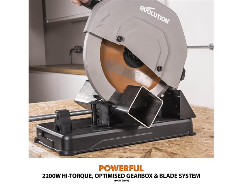 Evolution R355CPS Multi-Material Chop Saw 1800W 110V EVLR355CPSL