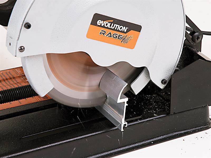 Evolution RAGE-4 Mini Chop Saw 185mm 1250W 110V EVLRAGE4185L