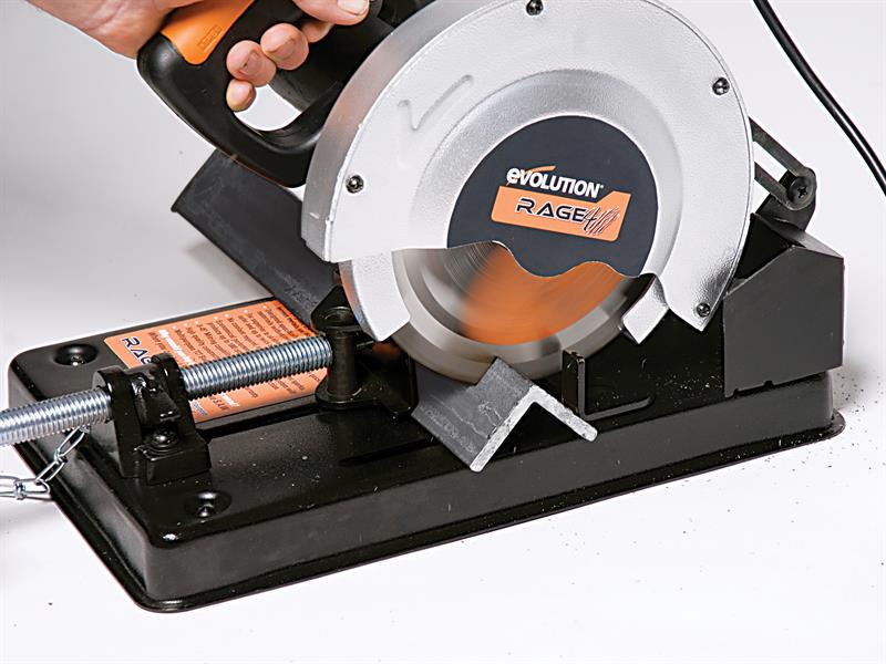 Evolution RAGE-4 Mini Chop Saw 185mm 1250W 110V EVLRAGE4185L