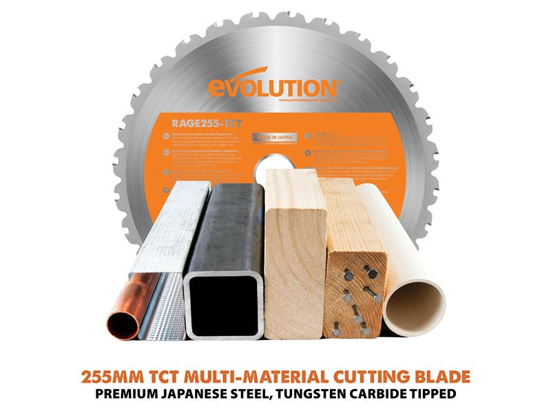 Evolution RAGE 5-S Multi-Purpose Table Saw 255mm 1600W 110V EVLRAGE5SL