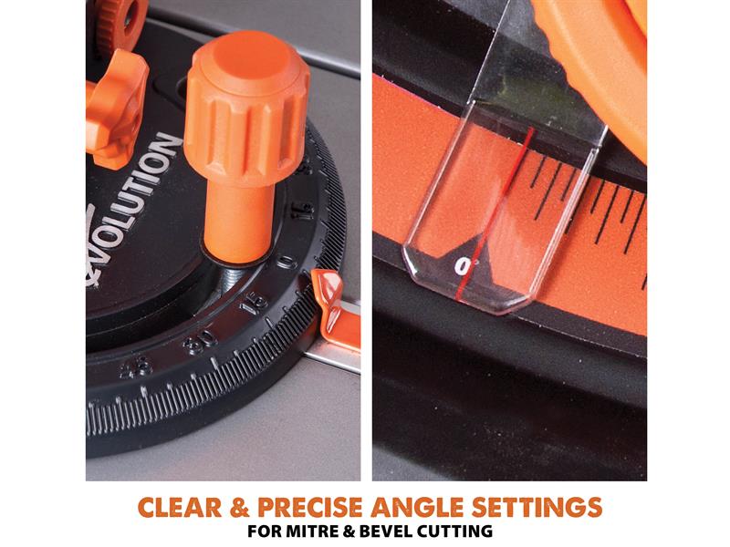 Evolution RAGE 5-S Multi-Purpose Table Saw 255mm 1600W 110V EVLRAGE5SL