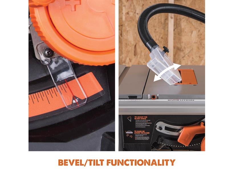 Evolution RAGE 5-S Multi-Purpose Table Saw 255mm 1800W 240V EVLRAGE5S