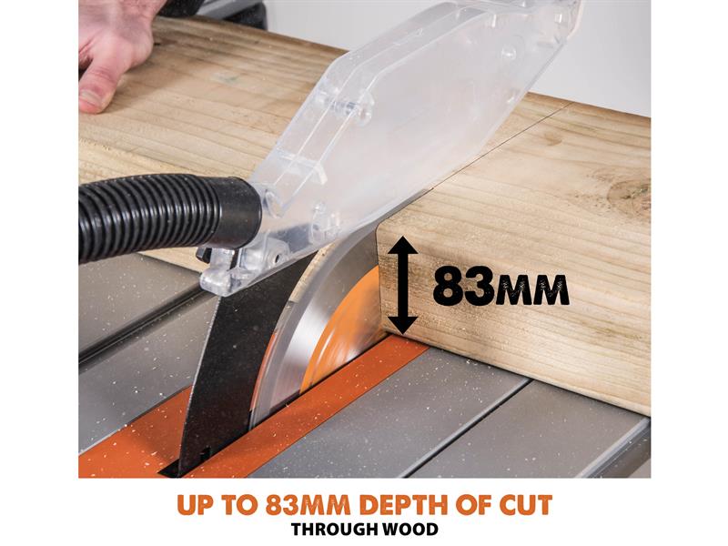 Evolution RAGE 5-S Multi-Purpose Table Saw 255mm 1600W 110V EVLRAGE5SL