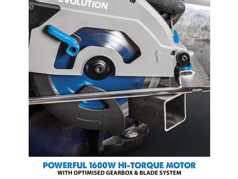 Evolution S185CCSL Industrial Circular Saw 1600W 110V EVLS185CCSLL