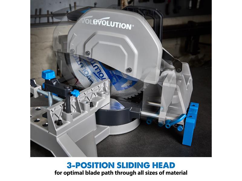 Evolution Heavy Duty Metal Cutting Mitre Chop Saw 1600W 110V EVLS355MCSL
