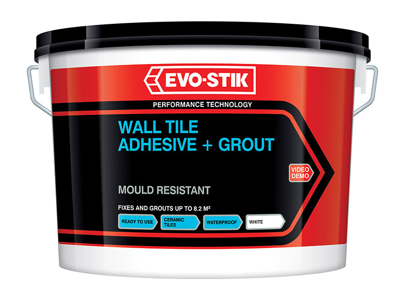 EVO-STIK Mould Resistant Wall Tile Adhesive & Grout 1 litre EVO416512