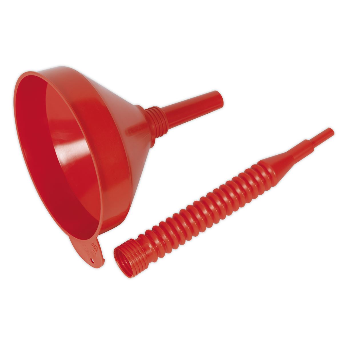 Sealey Flexi-Spout Funnel Medium �200mm with Filter F2F
