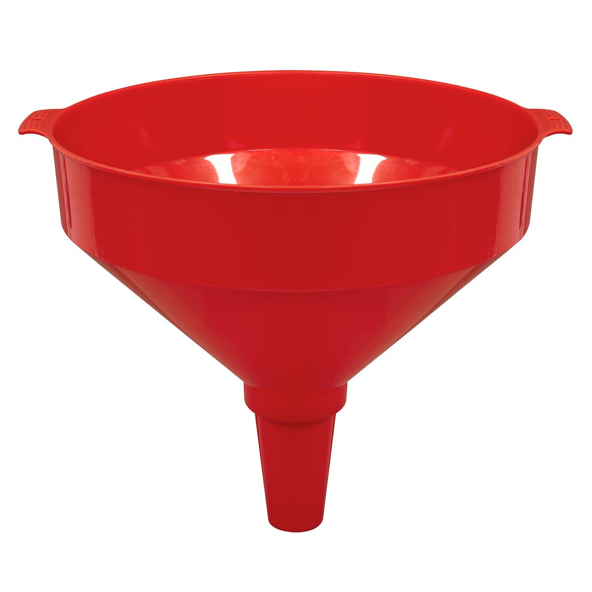 Sealey Fixed Spout Funnel with Filter 300mm Extra-Large Oil Fuel Acids etc F8