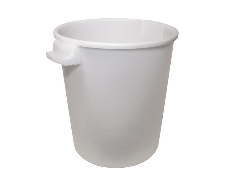 Faithfull Builder's Bucket 50 litre (10 gallon) - White FAI10GBUCKET