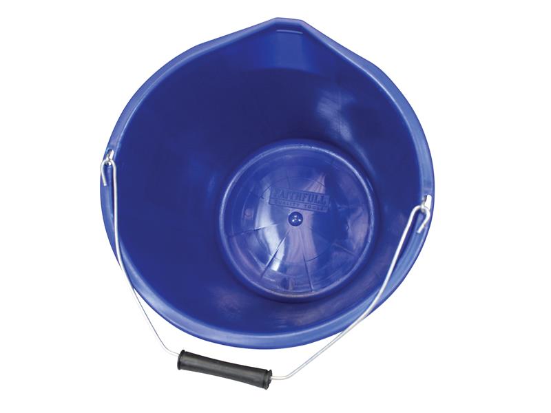 Faithfull Builder's Industrial Bucket 14 litre (3 gallon) - Blue FAI3GBUCKIN
