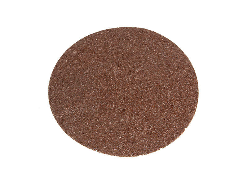Faithfull Hook & Loop Plain Sanding Disc 125mm Assorted (Pack 5) FAIADHL125A
