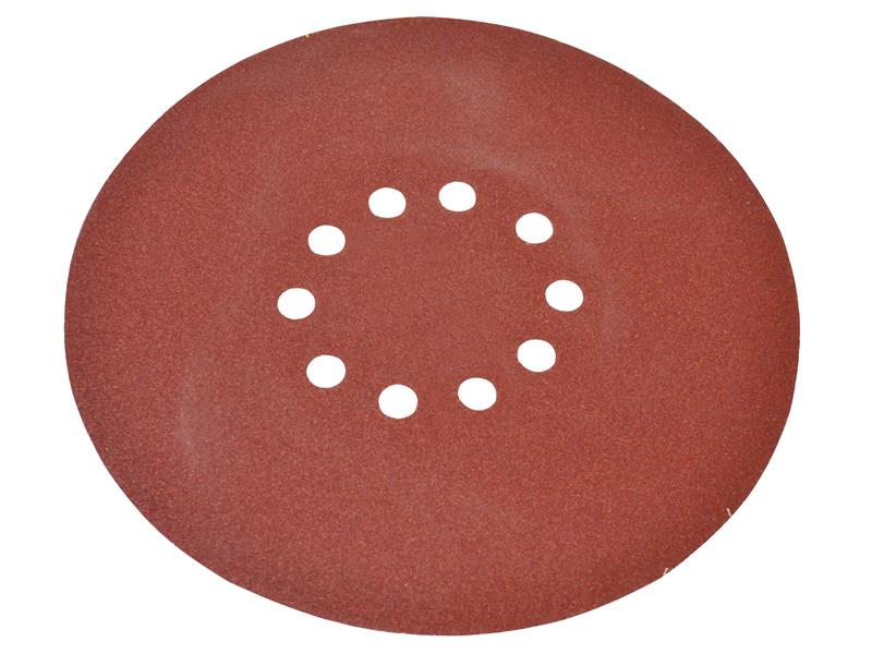Faithfull Dry Wall Sanding Disc for Flex Machines 225mm Assorted (Pack 10) FAIADRYDISCF