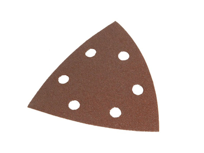 Faithfull Delta Hook & Loop Sanding Sheets TR2 93mm Medium Fine (Pack 5) FAIADSSMF