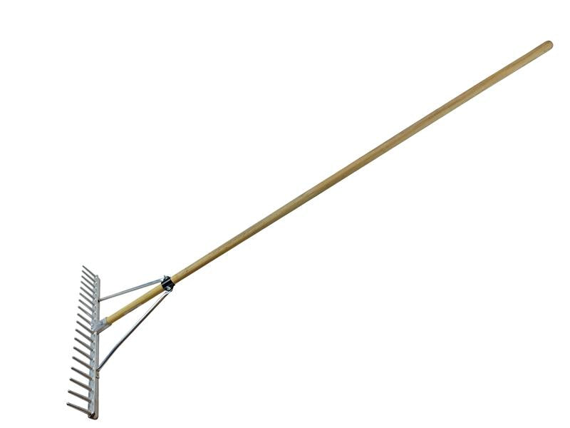 Faithfull Aluminium Landscape Rake Wooden Handle FSC 100% FAIALRFSC