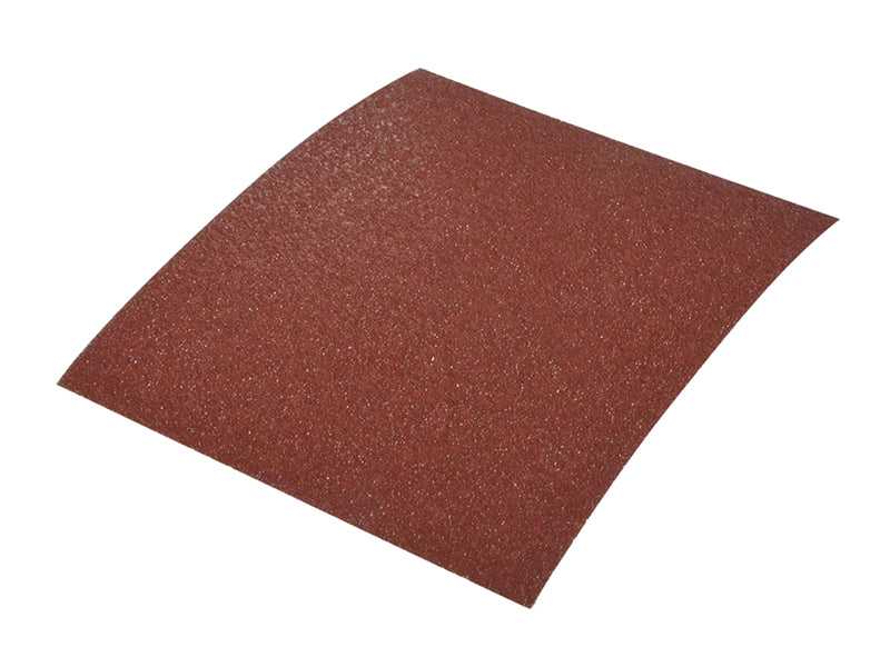 Faithfull 1/4 Sheet Palm Sander Sheets Coarse (Pack 5) FAIASPALM5C