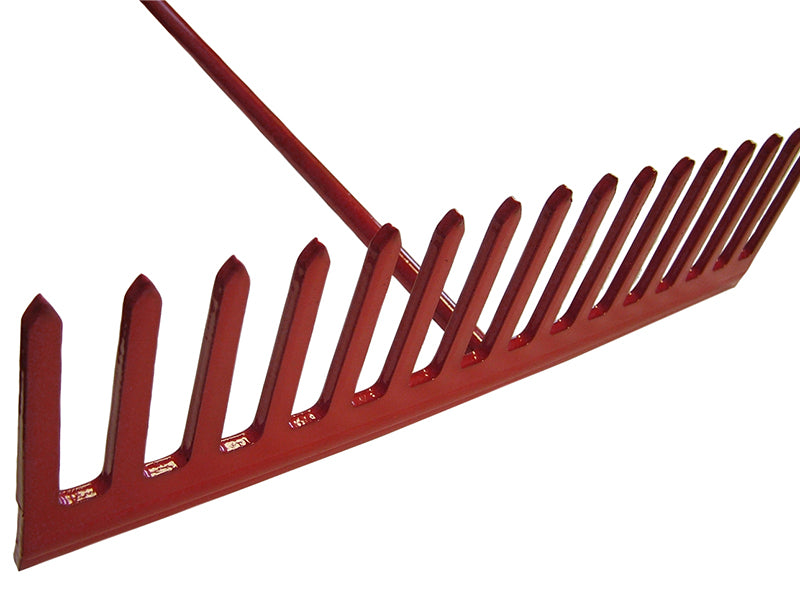 Faithfull Asphalt Rake 16 Flat Teeth - Tubular Steel Shaft FAIASP