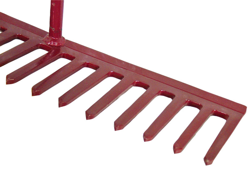 Faithfull Asphalt Rake 16 Flat Teeth - Tubular Steel Shaft FAIASP