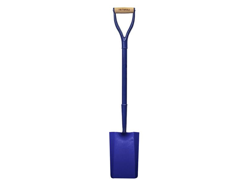 Faithfull All Steel Trenching Shovel MYD Tubular Steel Shaft FAIASTRMYD