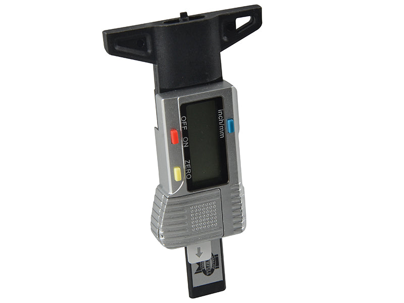 Faithfull Tyre Depth Gauge Digital Readout 0-25mm FAIAUDEPTH