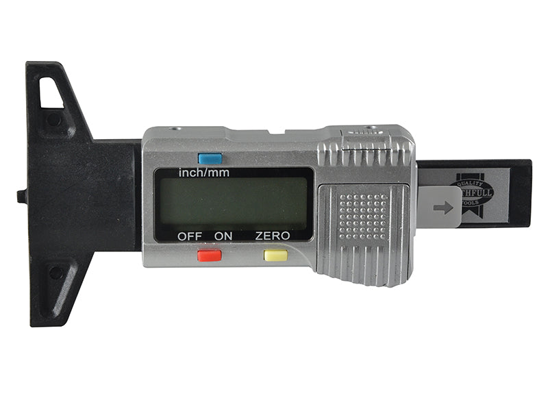 Faithfull Tyre Depth Gauge Digital Readout 0-25mm FAIAUDEPTH