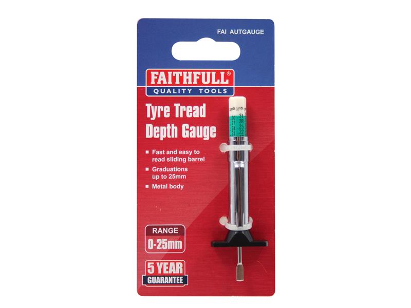 Faithfull Tread Depth Gauge Manual FAIAUTGAUGE