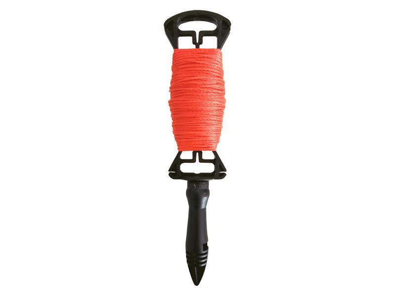 Faithfull Brick Line on Spool 75m (246ft) Orange FAIBLREEL