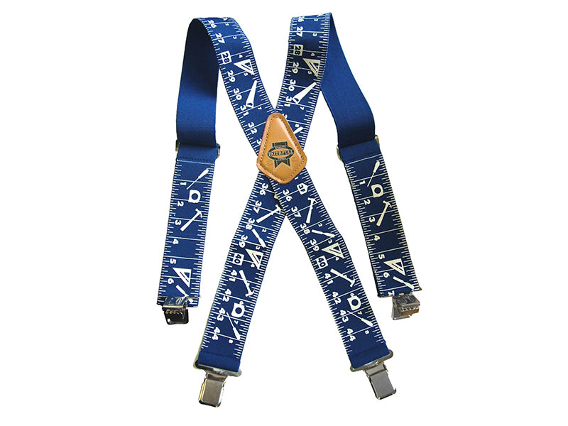 Faithfull Heavy-Duty Braces 50mm Wide - Blue FAIBRACESTM