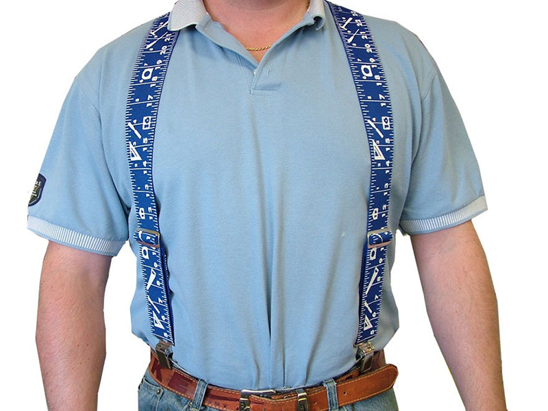 Faithfull Heavy-Duty Braces 50mm Wide - Blue FAIBRACESTM